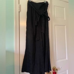 Rebecca Taylor Silky Black High Waisted Pants